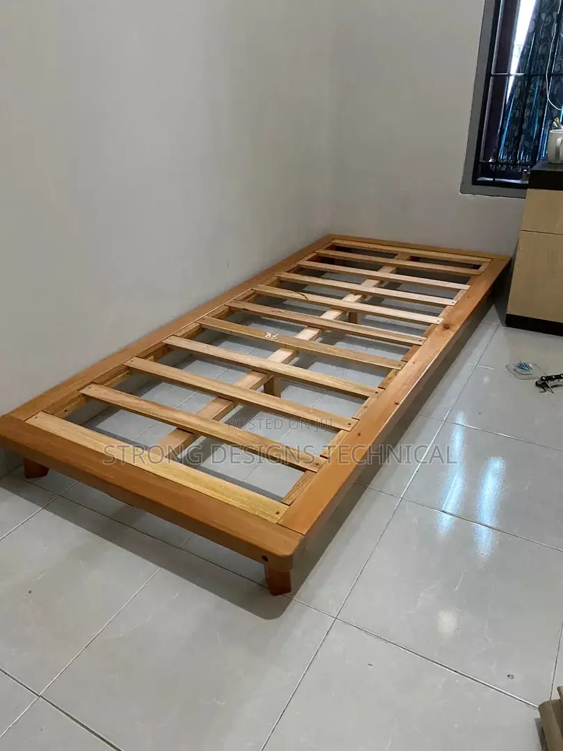 Low Single Size Wooden Bed 3*6ft