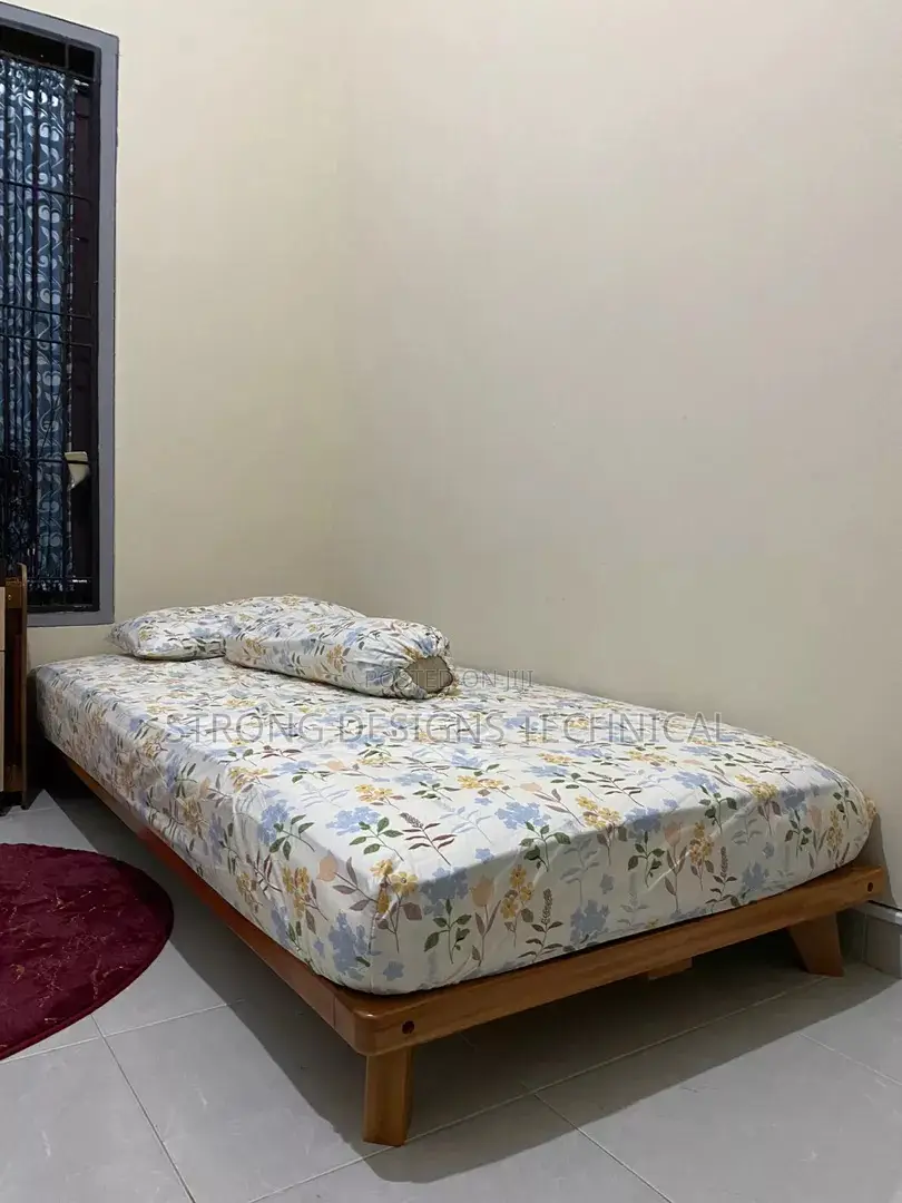 Low Single Size Wooden Bed 3*6ft