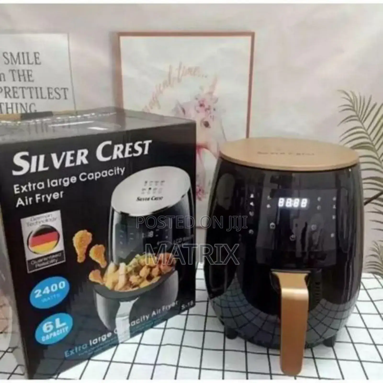 Silvercrest Extra Large Capacity Air Fryer of 6 Liters