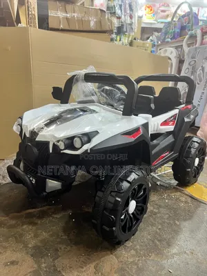 New Model White Kids Rechargeable Electric Car