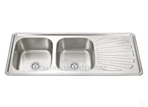 Double Water Sink and Single Tray