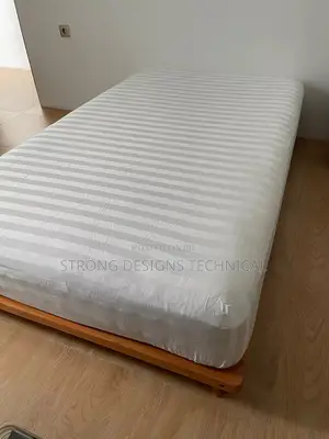 4 by 6 Ft Low Wooden Bed. ( 17 Cm Off the Floor)