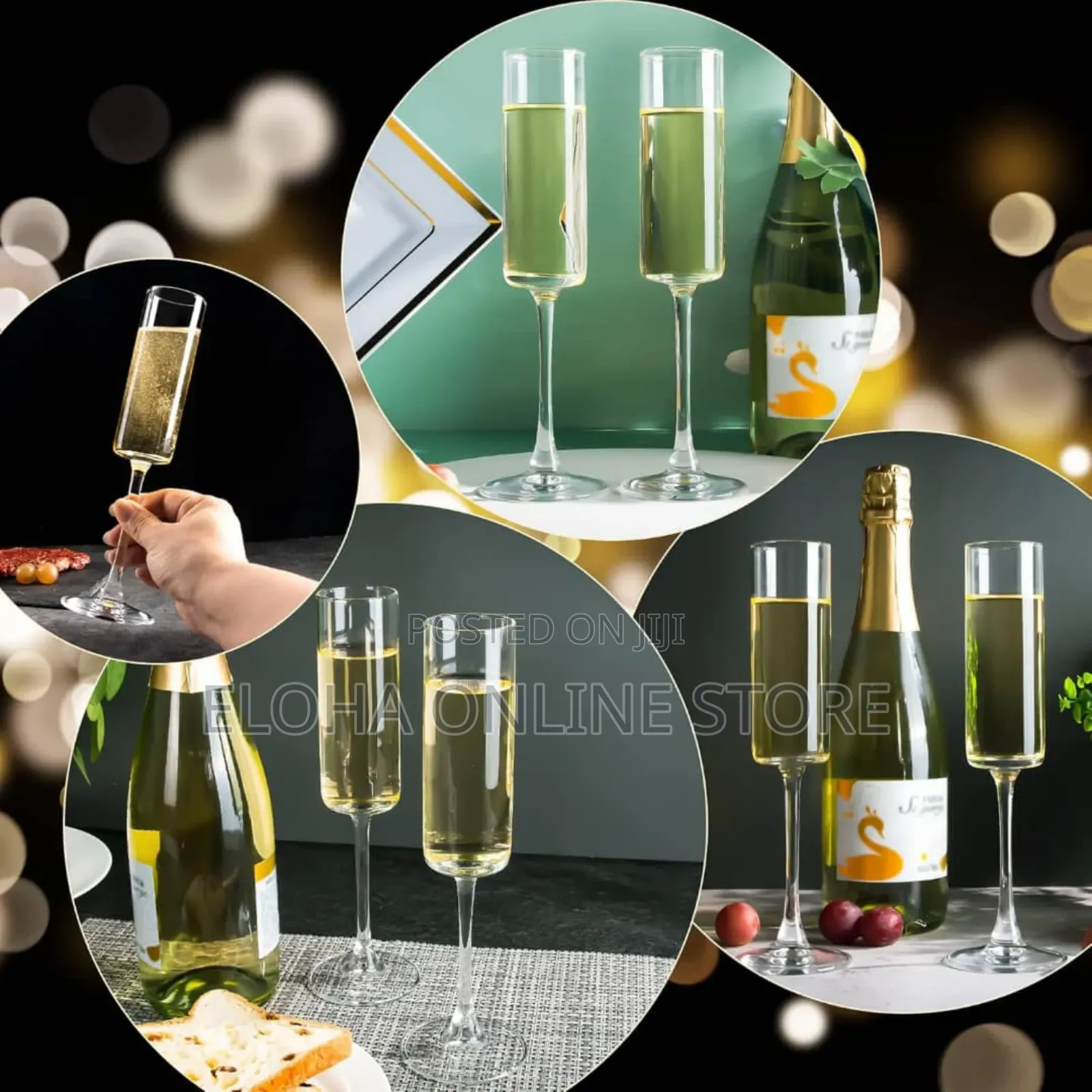 6pcs Deli Champagne Cocktail Glasses Cups 180ml-