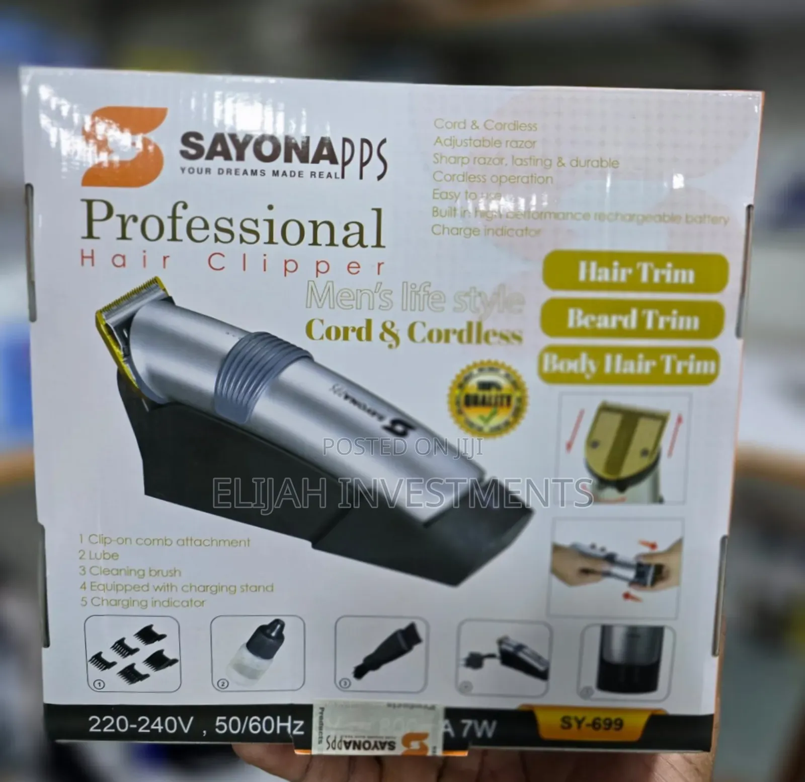 Sayona Professional Hair Clipper