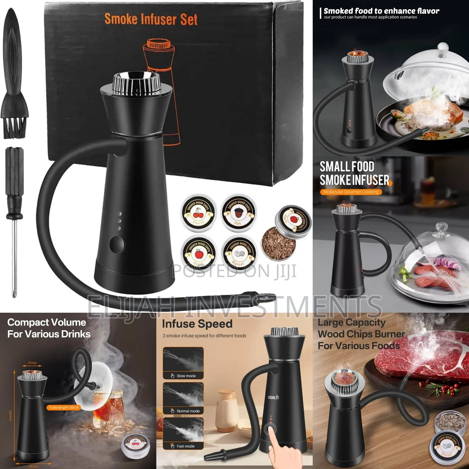 Portable Hand-Held Smoke Infuser Gun