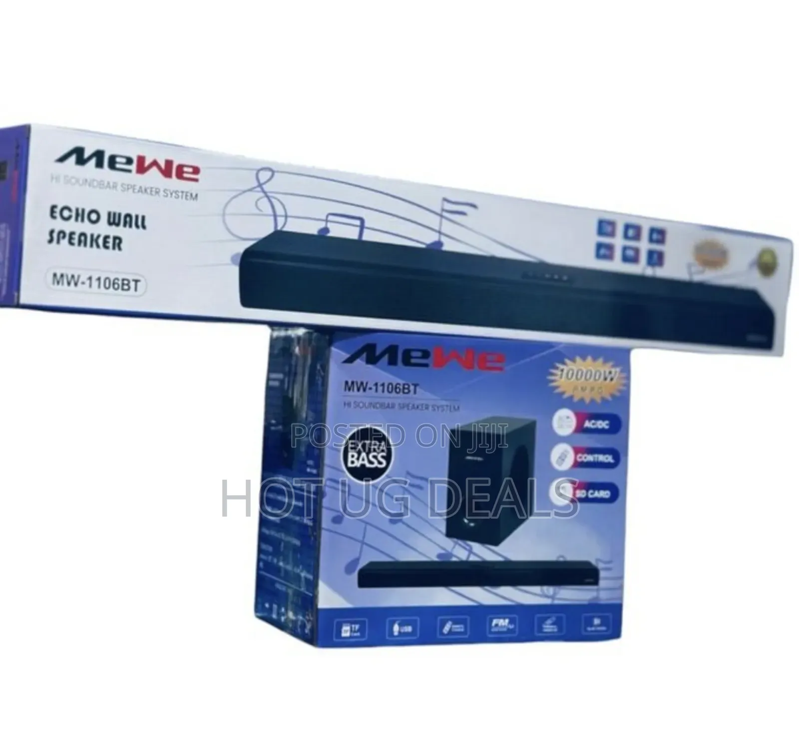 Mewe Hi Soundbar Speaker System With Built-in Subwoofer
