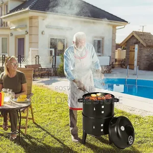 3 in 1 Multipurpose Charcoal Barbecue Smoker Grill