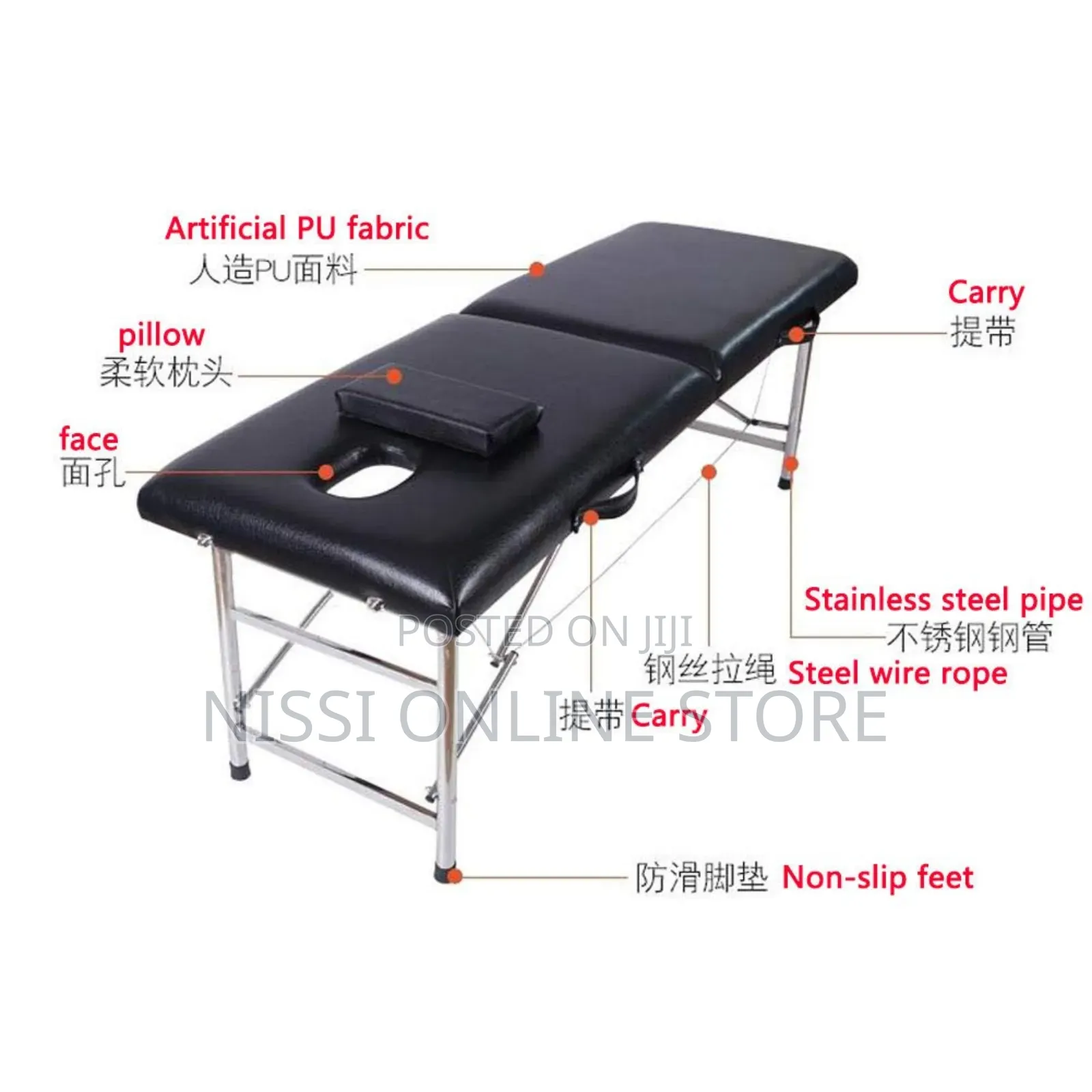 Lsyoa Portable Foldable Massage Table