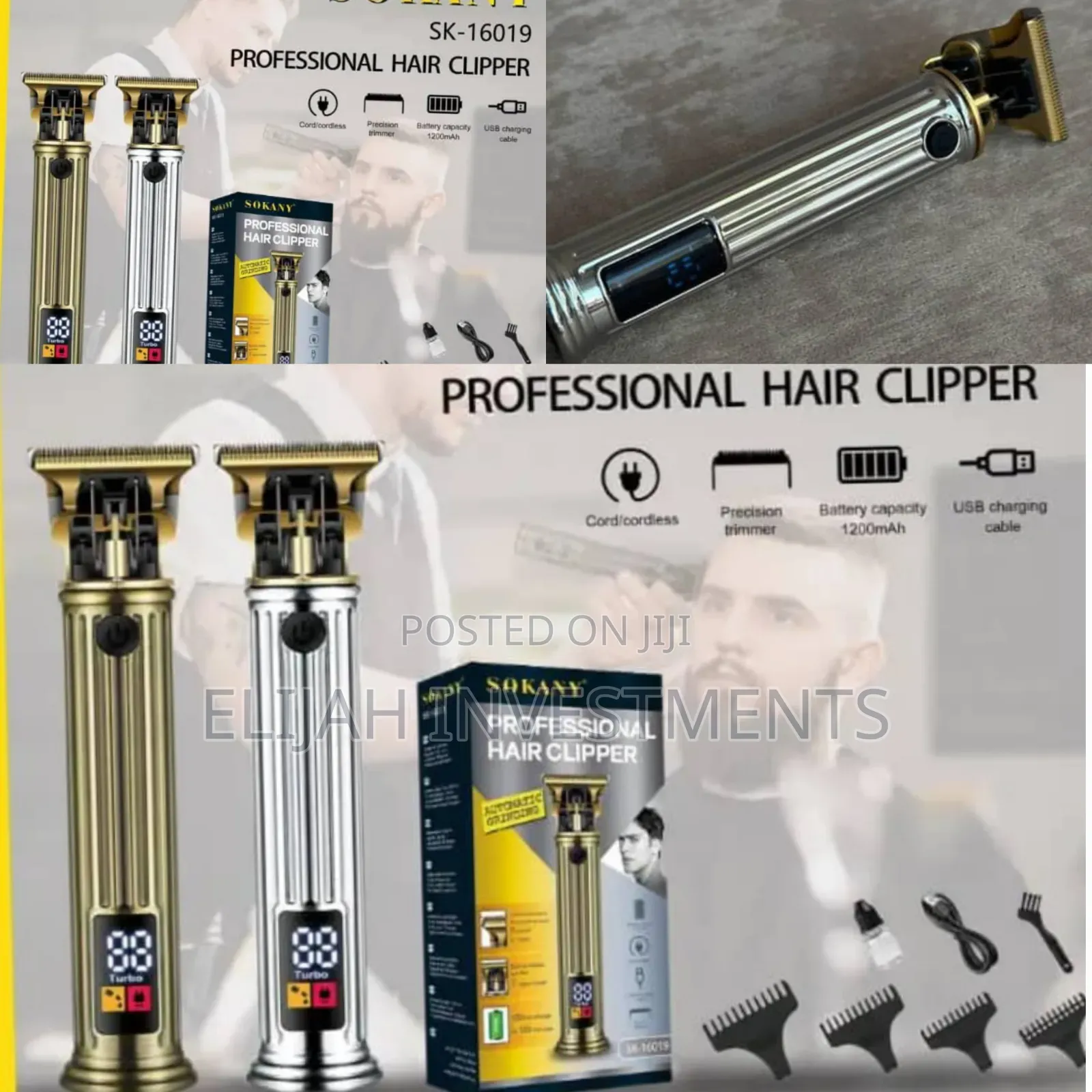 Sokany Professional Hair Clipper (Model Sk-16019)