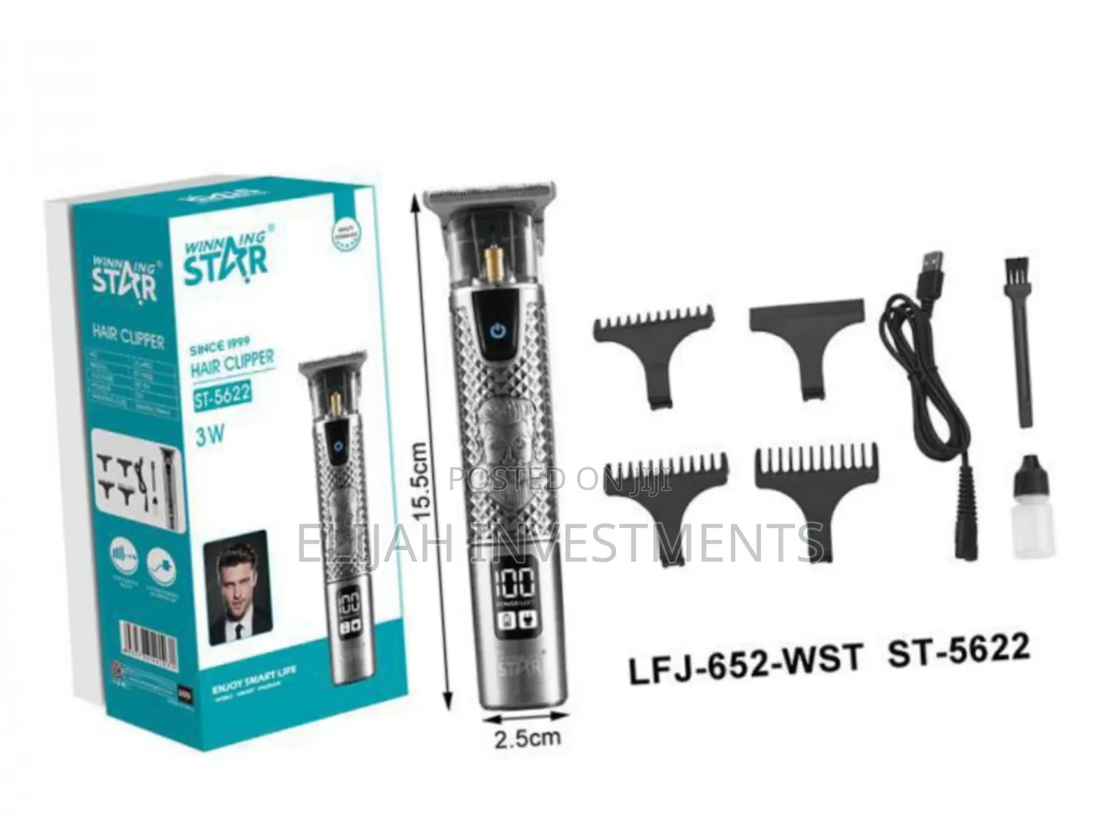 Winningstar Metallic Hair Clipper