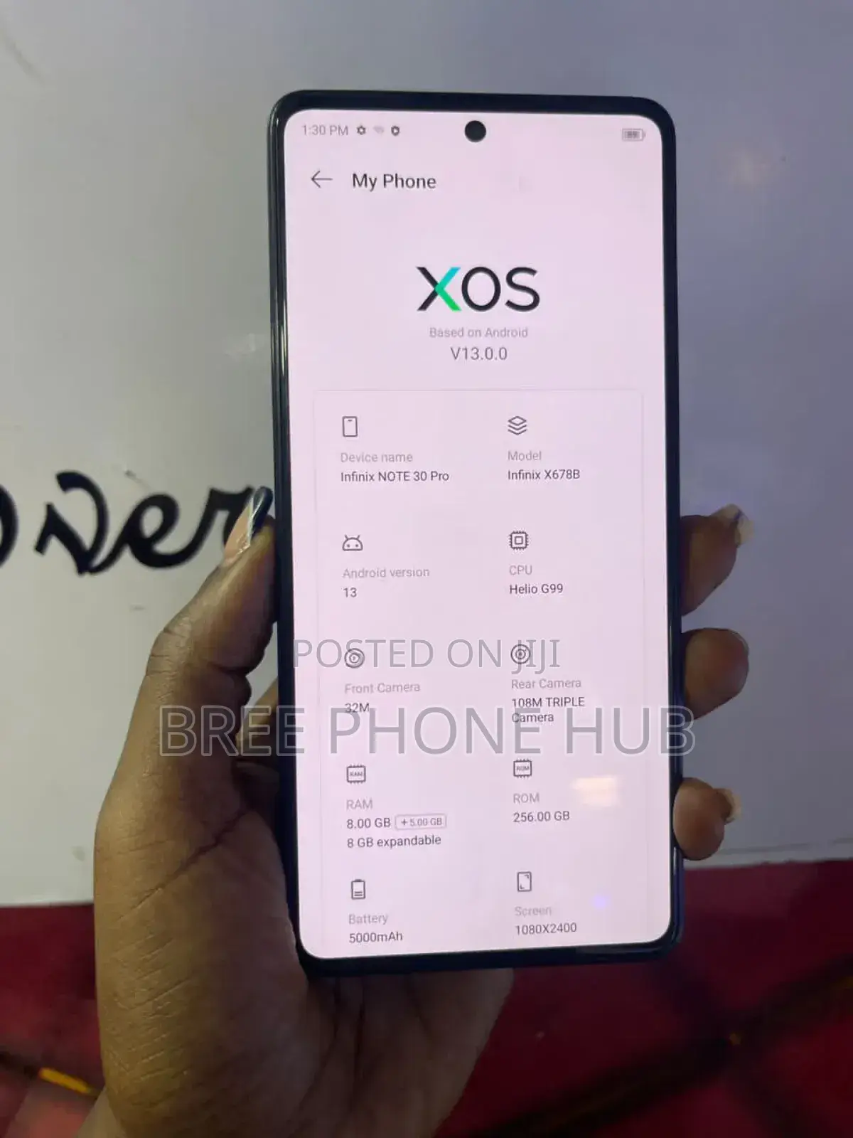 Infinix Note 30 Pro 256 GB Black