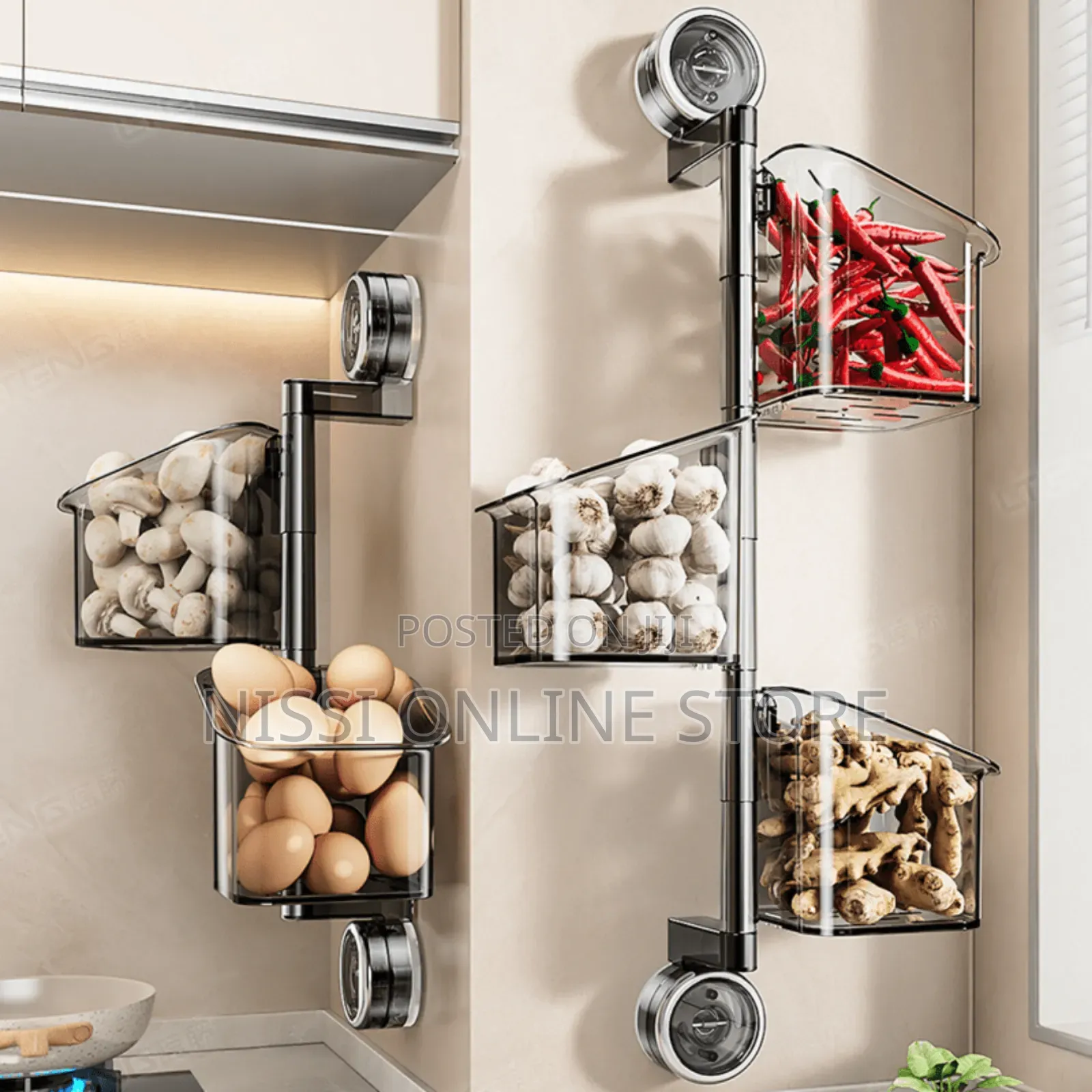 Rotatable Wall Mounted Kitchen Storage Box