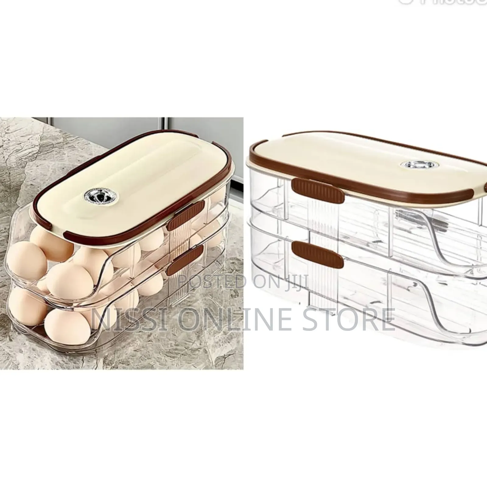 Automatic Rolling Stackable Egg Storage Box