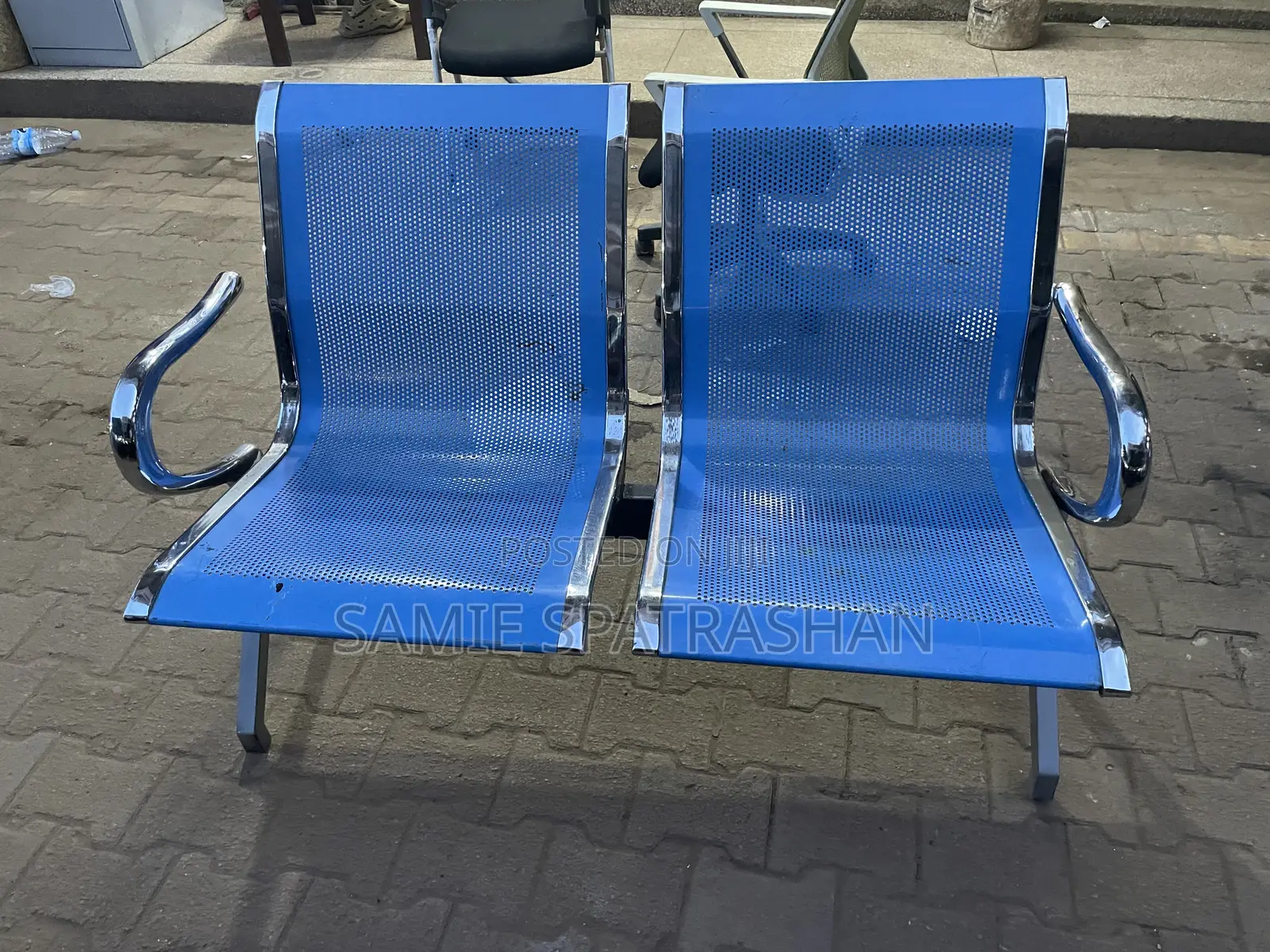 Waiting Metallic Blue