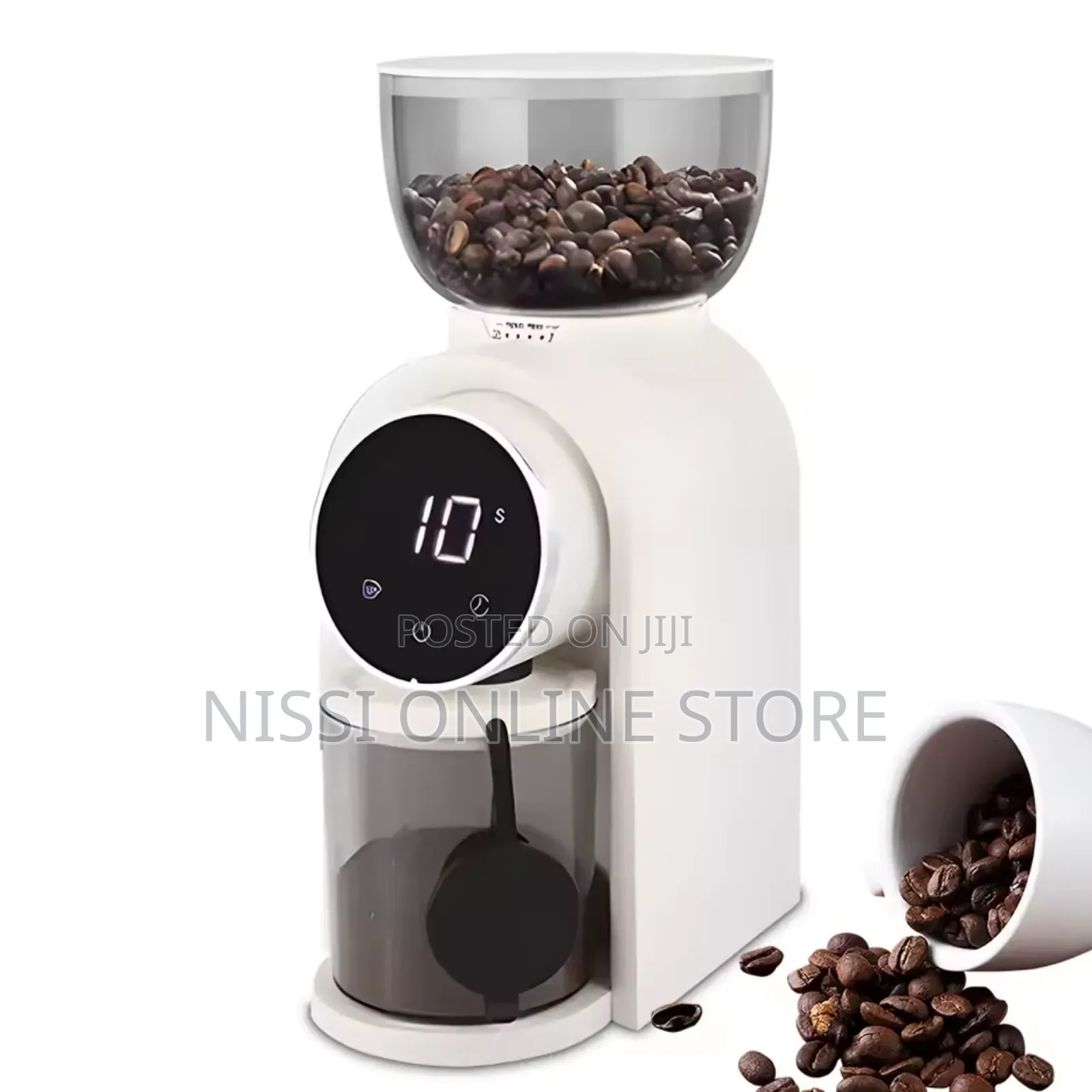 Touchscreen Adjustable Electric Coffee Grinder