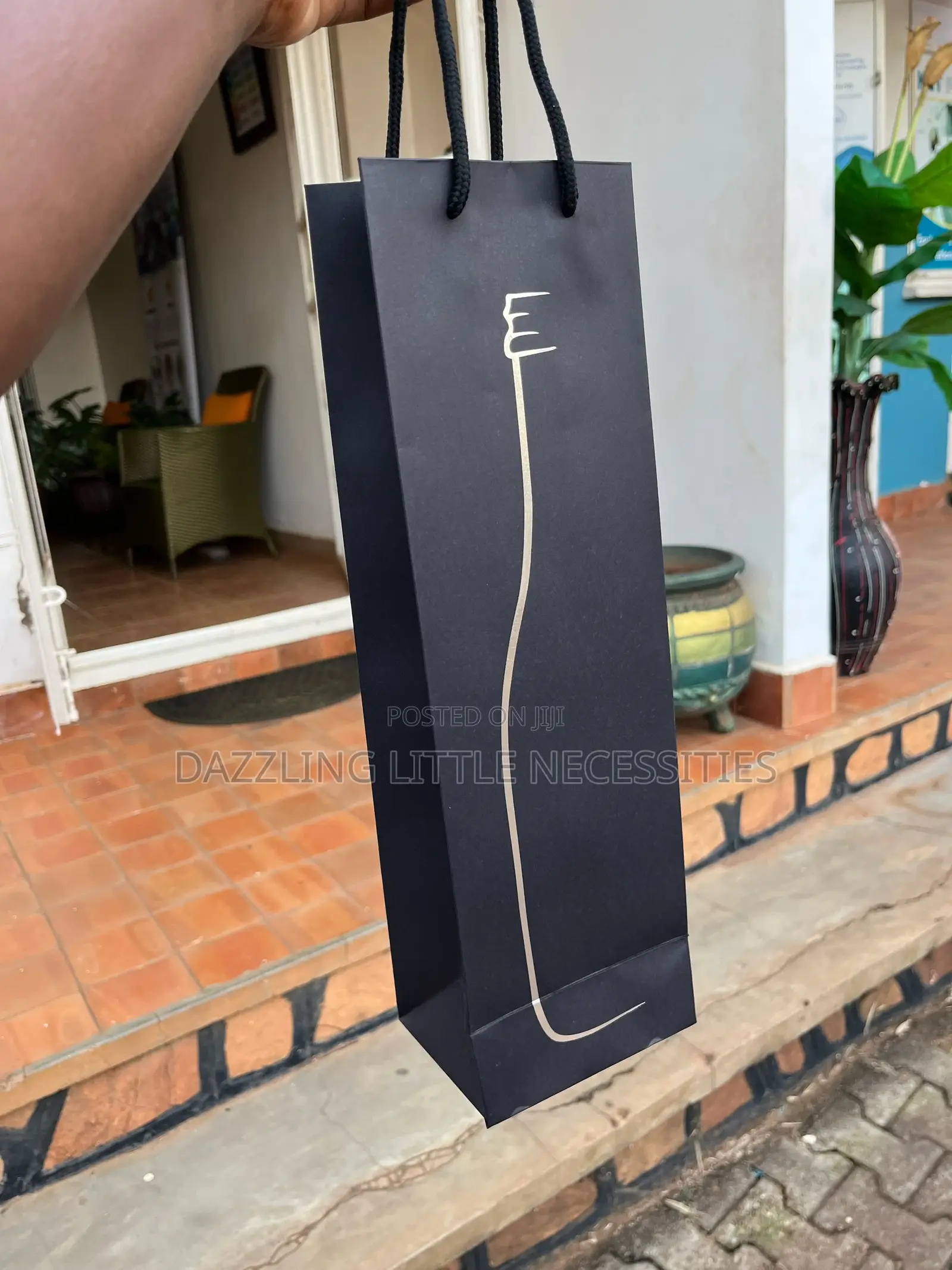 Grena Wine Gift Bag (Black)
