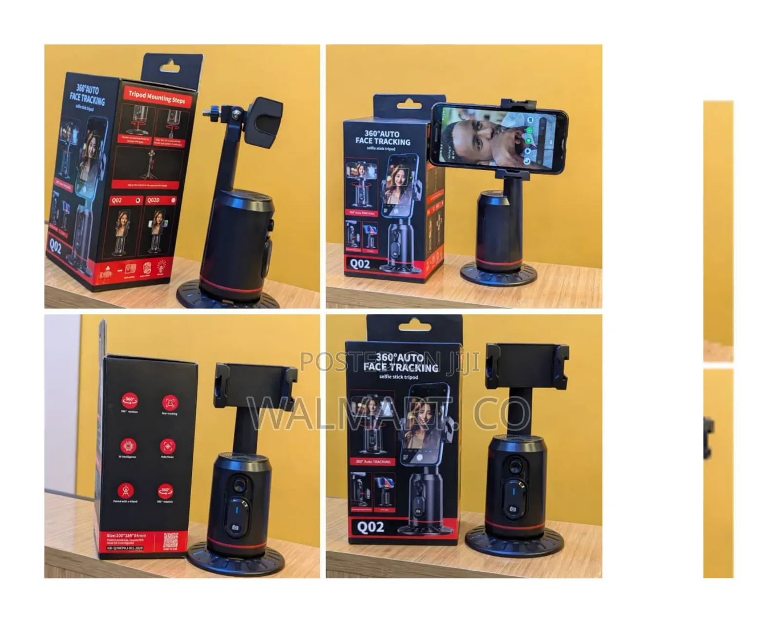 360 Auto Face Tracking Selfie Stick Tripod