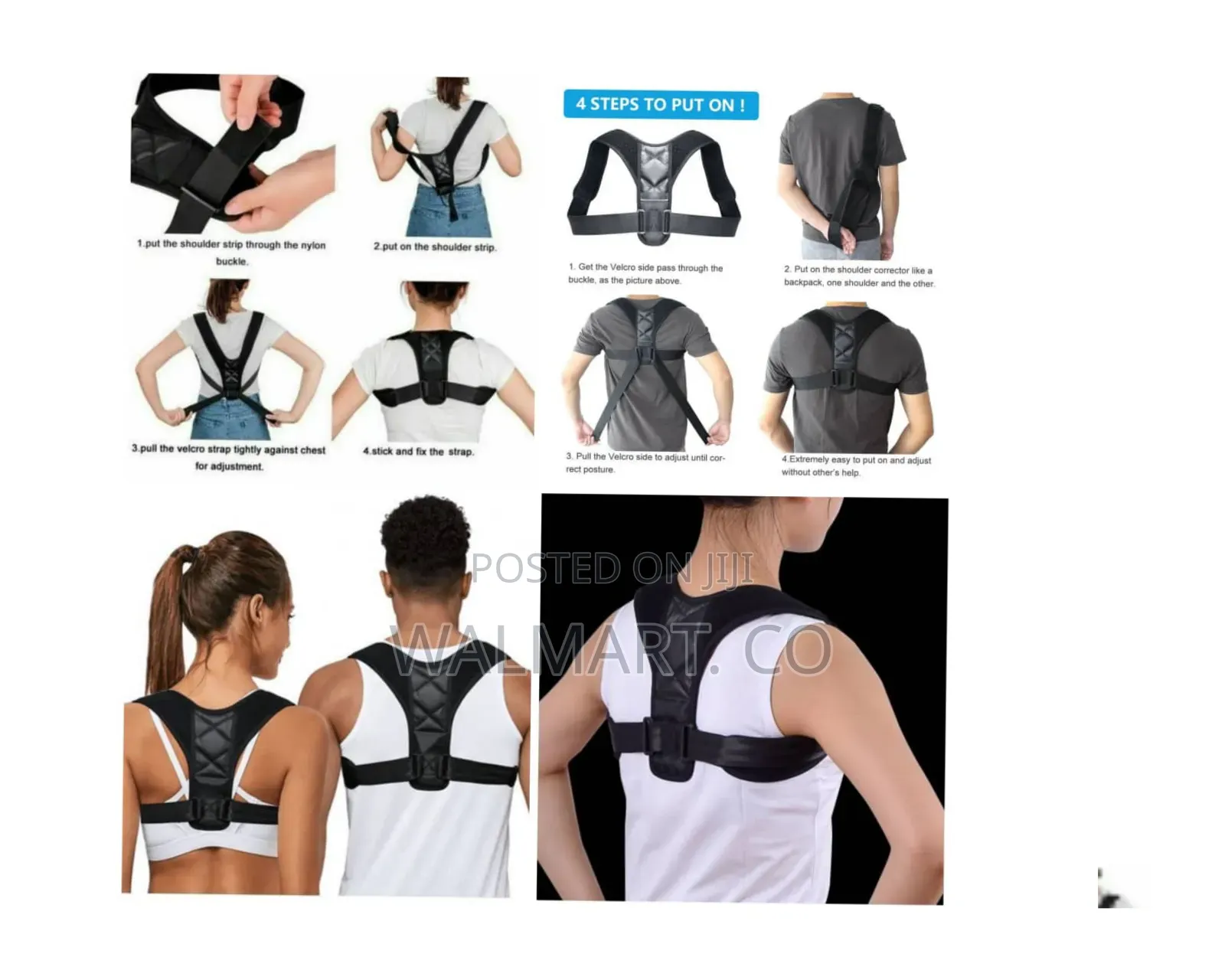Shoulder and Back Support Belt