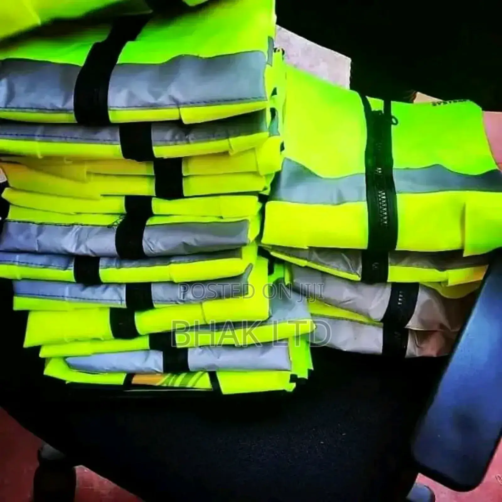 Premium High-visibility Reflector Jackets- Green