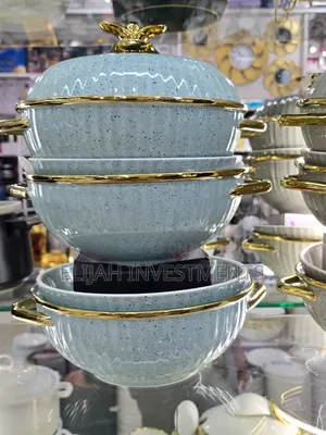 Elegant 3pcs Ceramic Serving Dishes