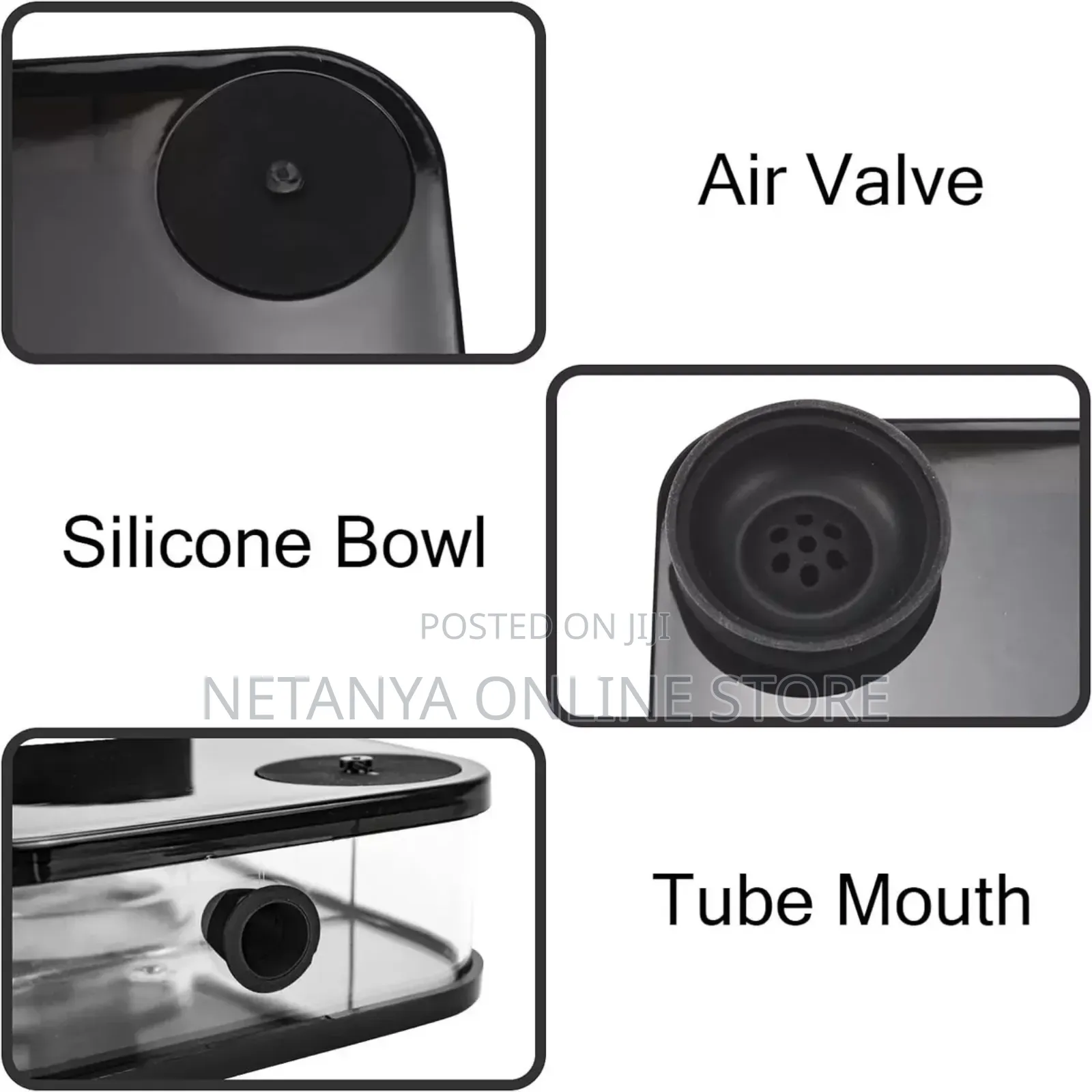 Portable Acrylic Table Shisha Pot