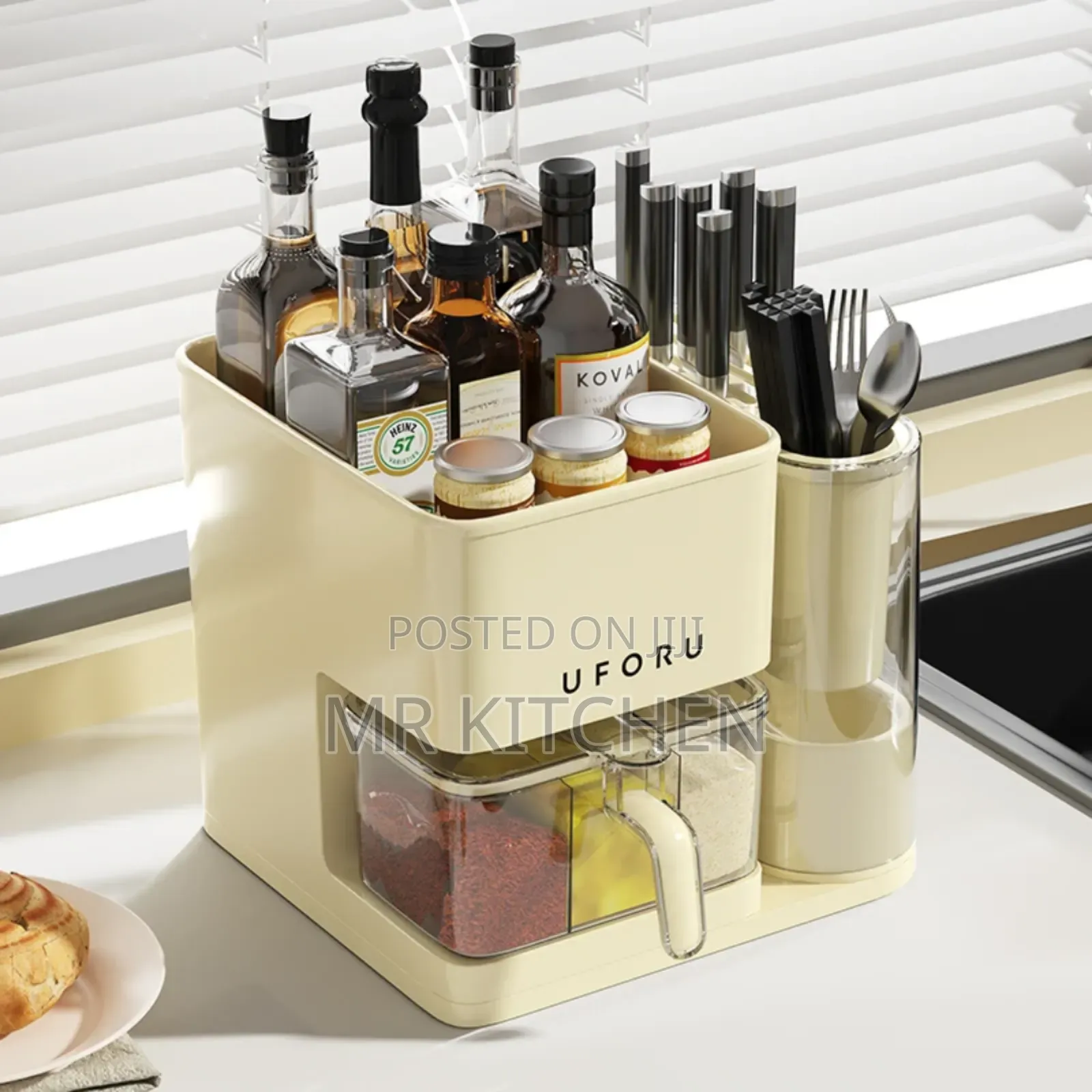 Multipurpose Spice Knife Storage Organizer