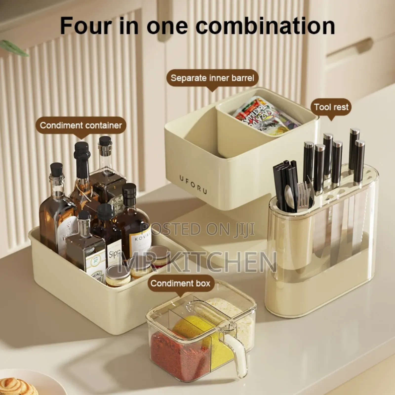 Multipurpose Spice Knife Storage Organizer