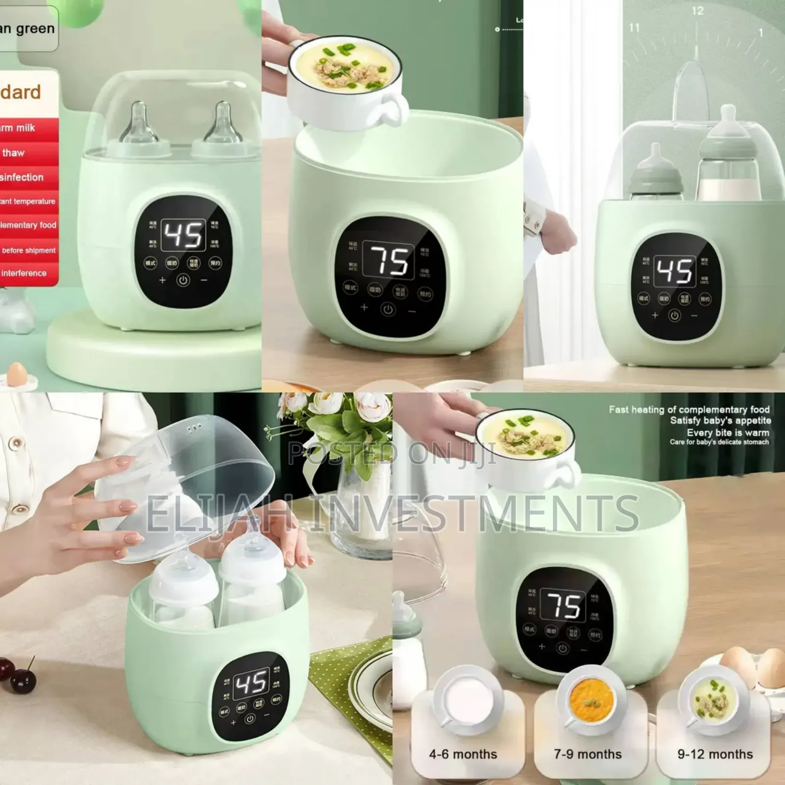 Multifunction Baby Bottle Steriliser and Warm