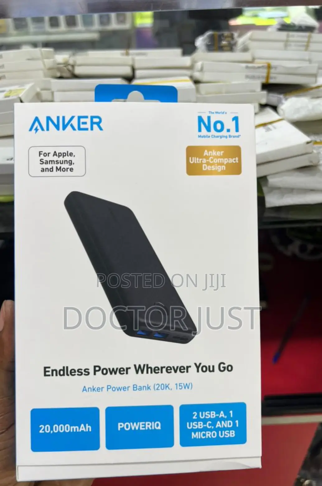 20,000mah Anker Power Bank