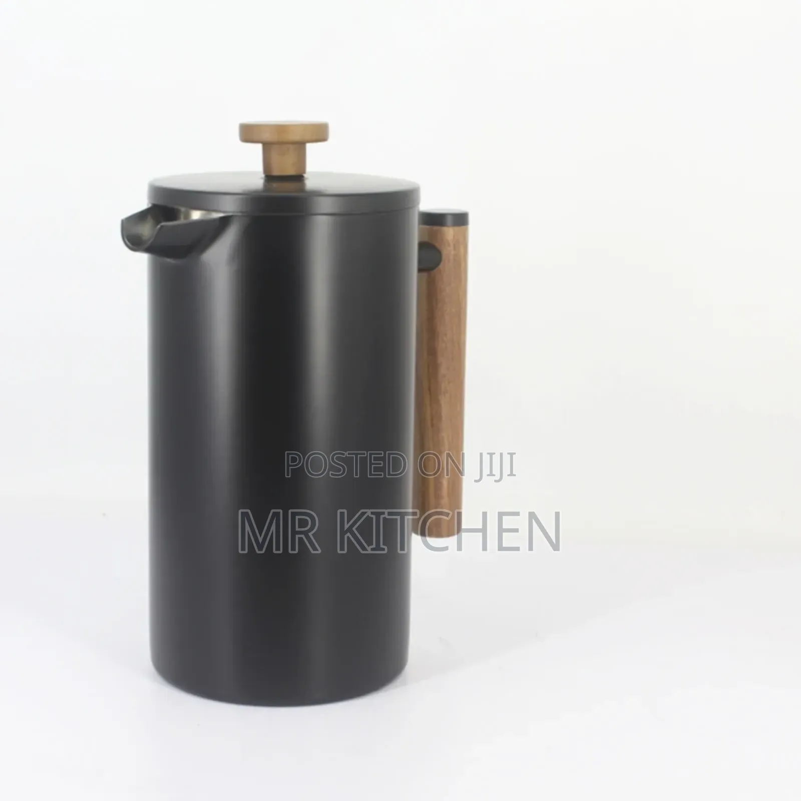 Metallic French Press Coffee Maker
