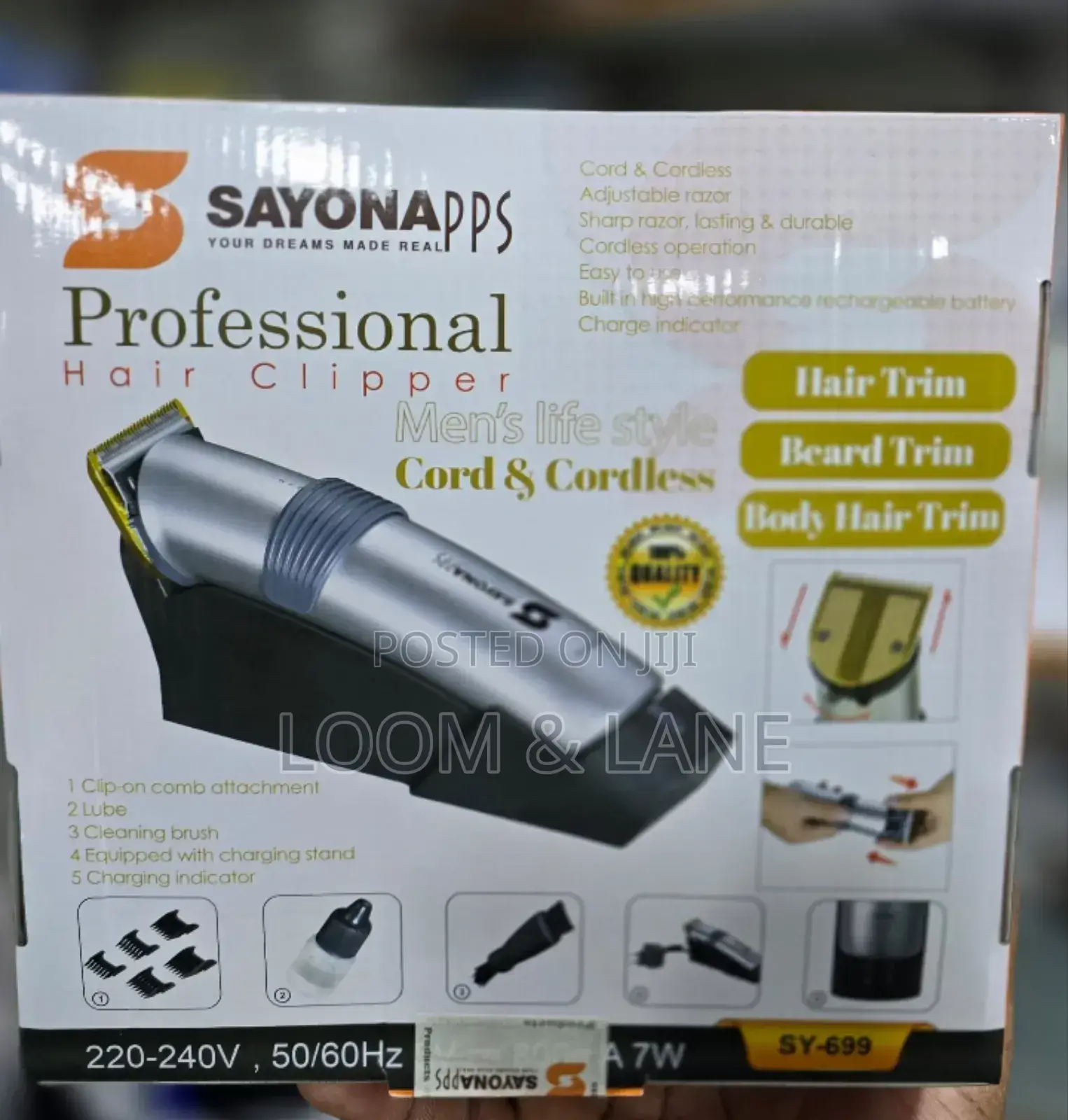 Sayona Professional Hair Clipper