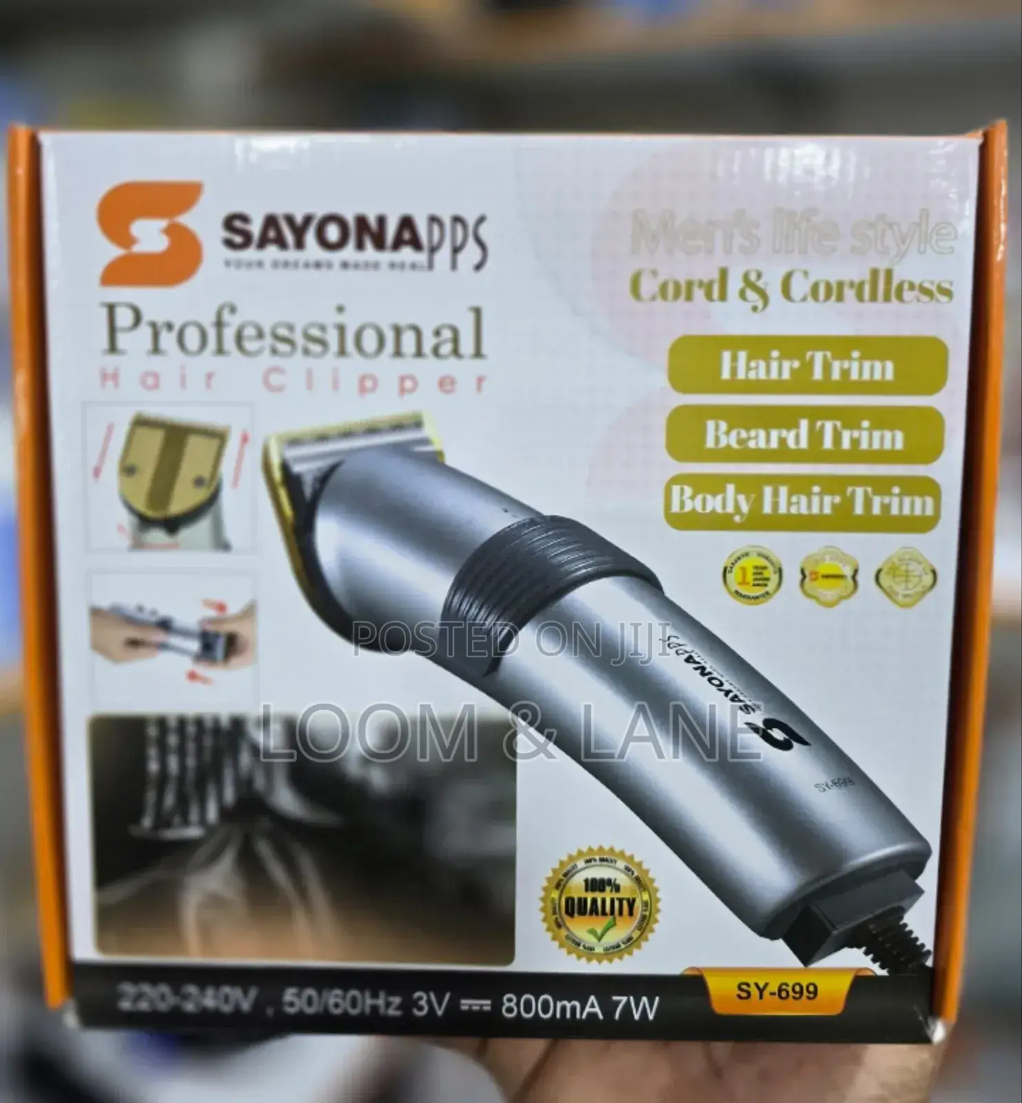 Sayona Professional Hair Clipper