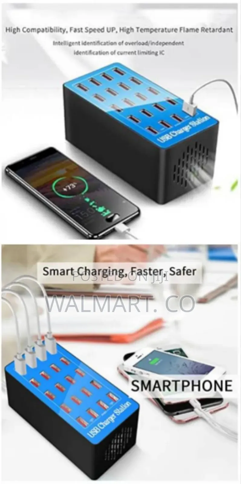 100w 20 Port Usb Hub Charger