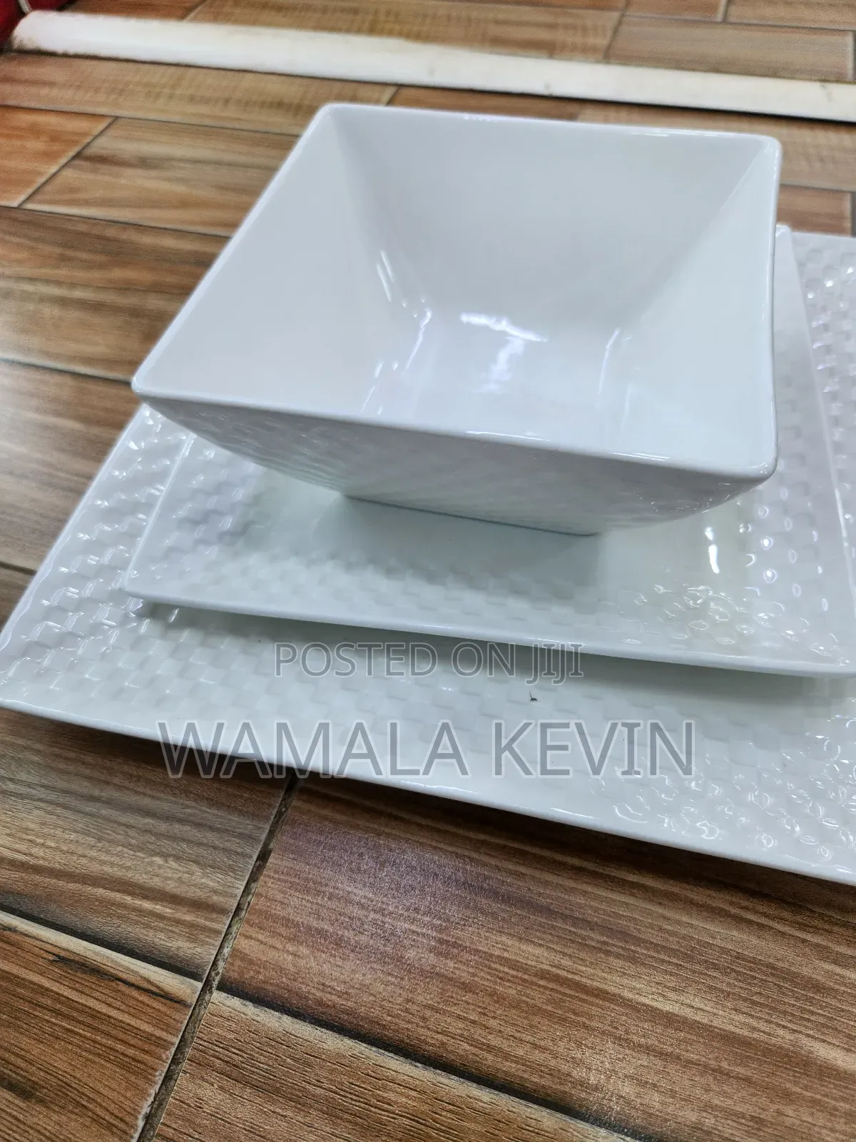 Dinner Plates Square 18pcs