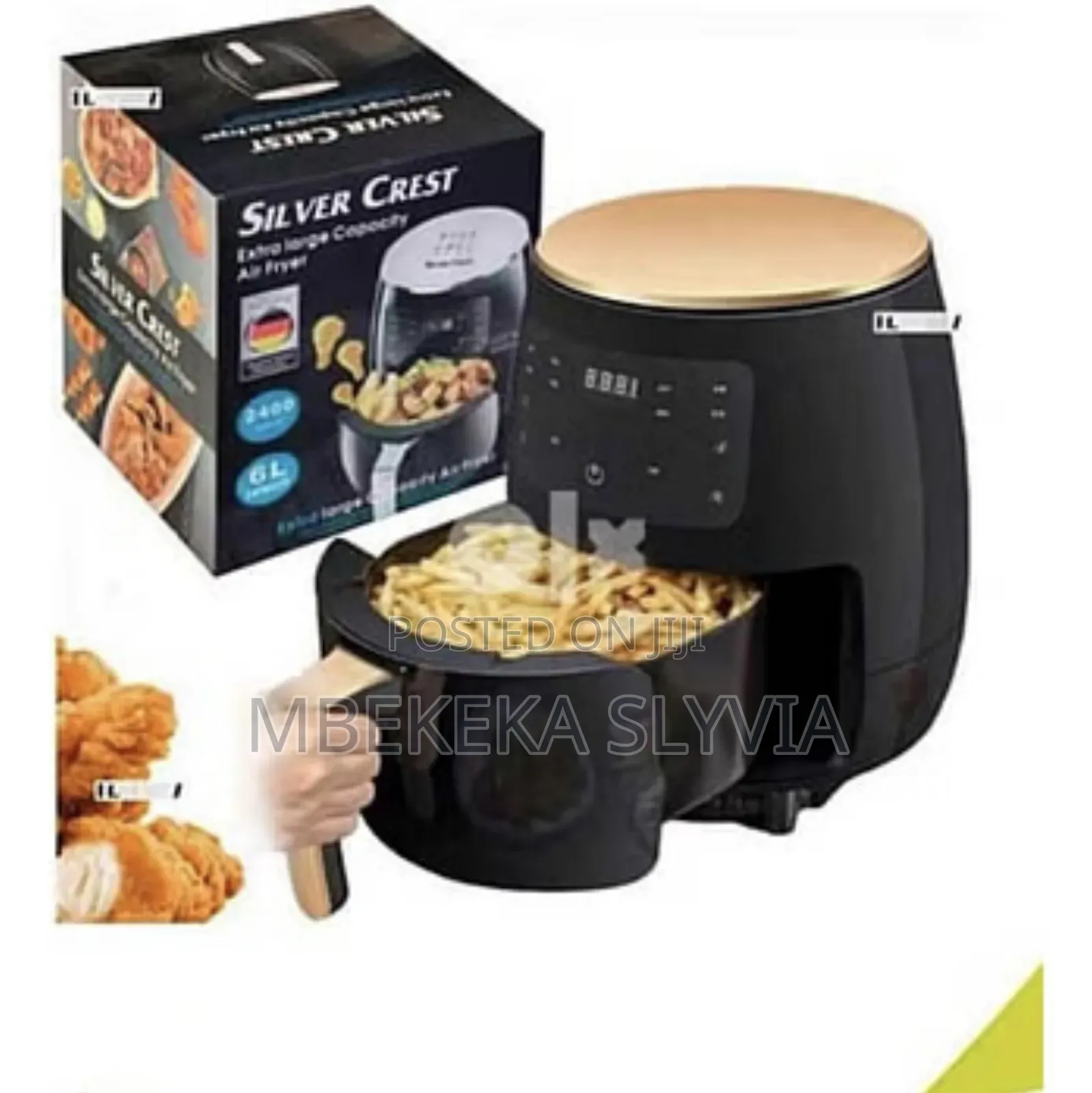 6 Litre Silvercrest Air Fryer/Air Fryer Silver Crest