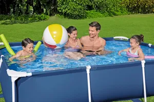 Intex Mettalic Stand Swiming Pool 3meterx2meterx0.75meter