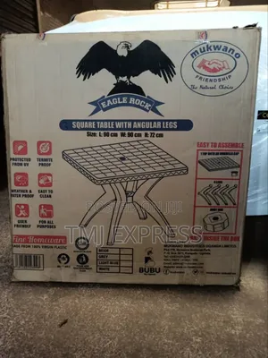 Mukwano Plastic Tables ,Circular at 115,000 ,Square at 175,000