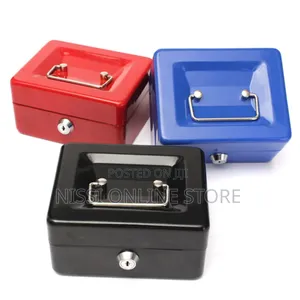 Lockable Stainless Steel Cash Money Box