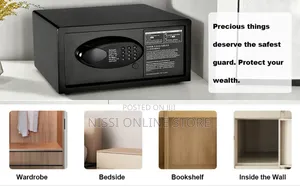 Large Steel Strong Box With Hotel Style Digital Lock Safe