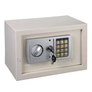 Fireproof With 2 Manual Override Keys Safe Cash Box.