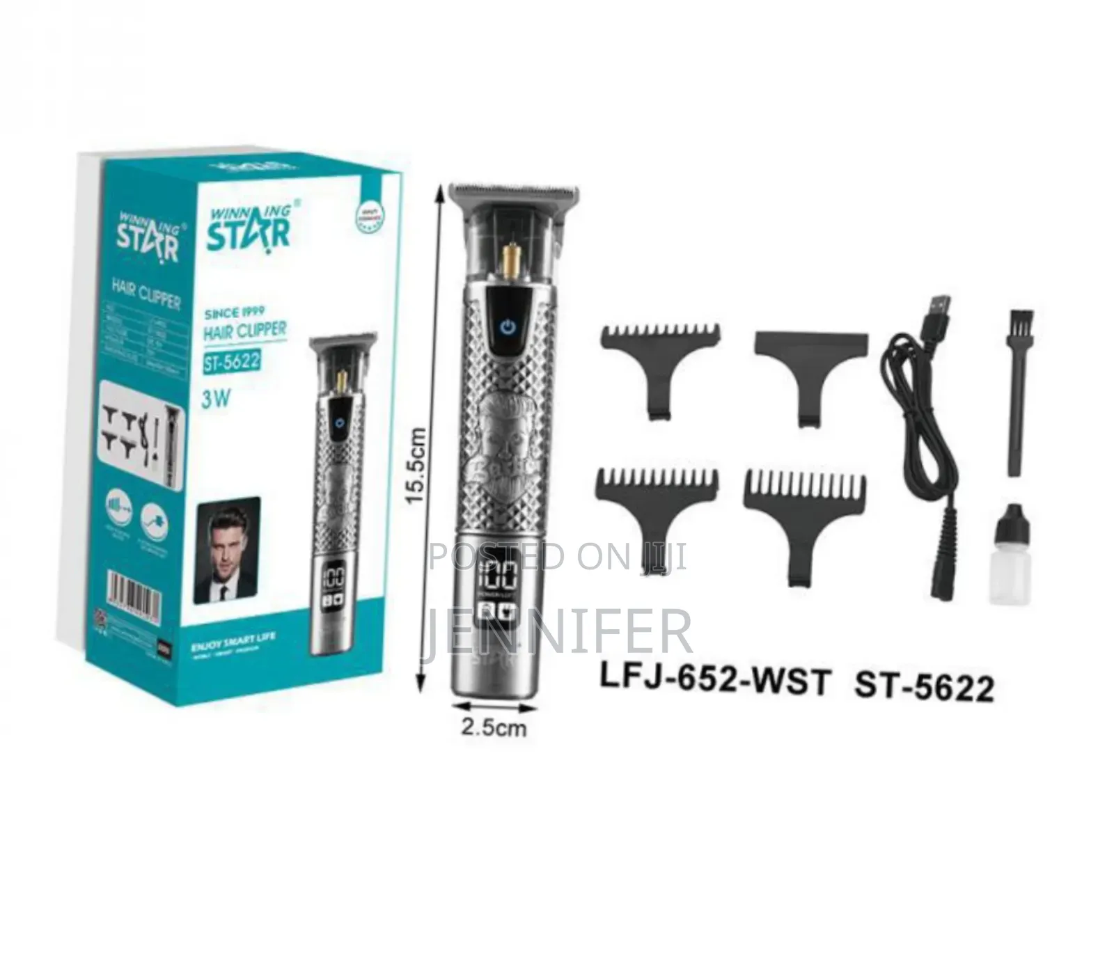 Winningstar Metallic Hair Clipper
