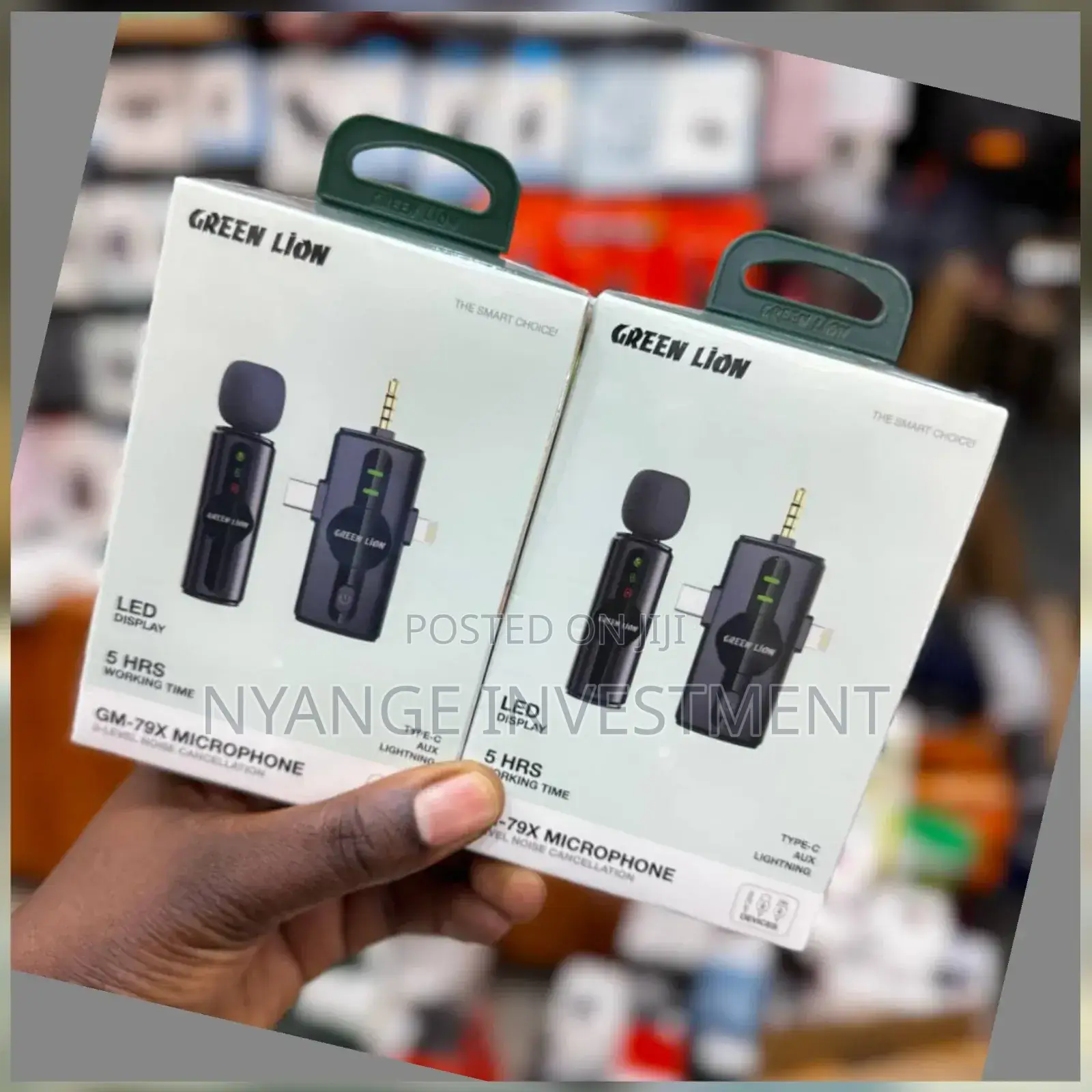 Green Lion Gm-79x 3-in-1 Wireless Microphone -