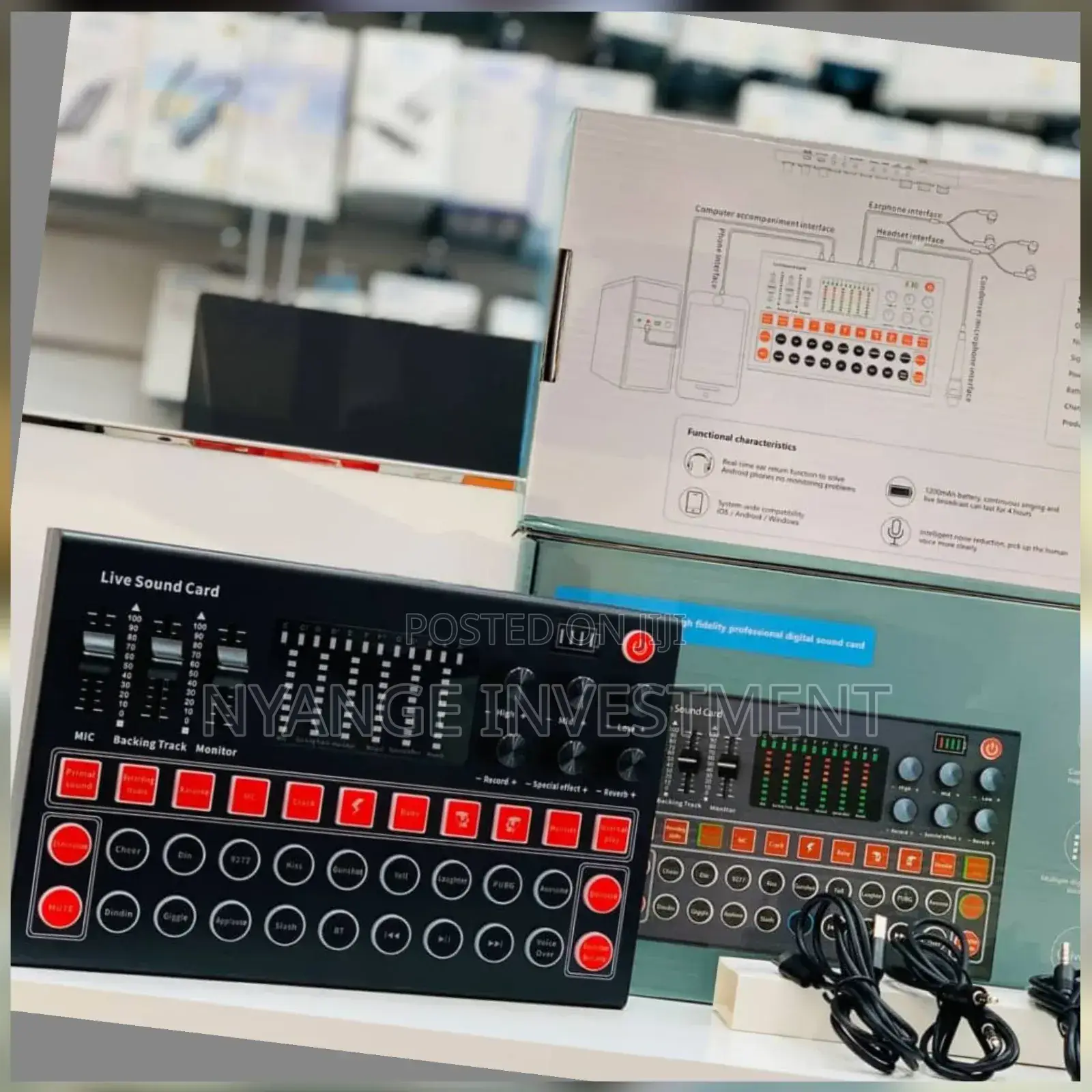 M9 Sound Card -. Live Sound Card