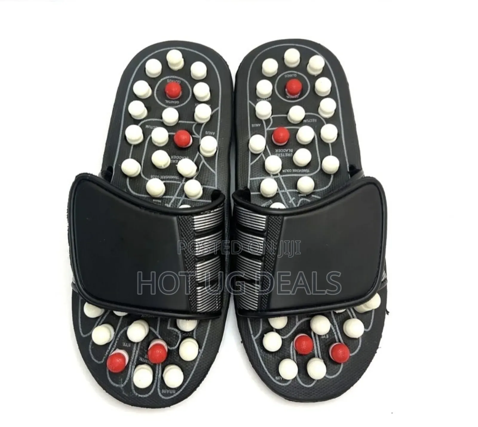 Reflexology Silicone Massage Slippers Leg Foot Massager