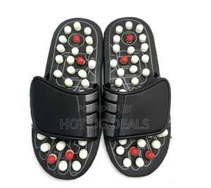Reflexology Silicone Massage Slippers Leg Foot Massager