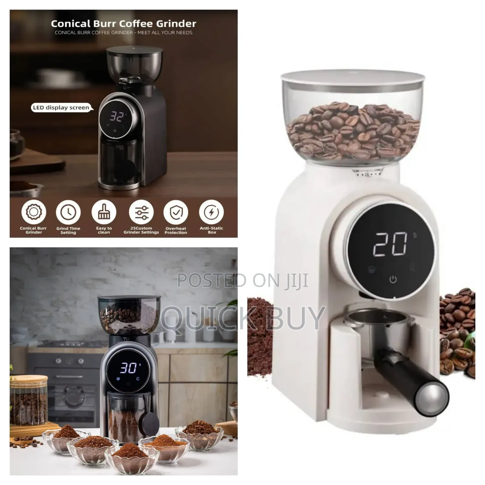 New Conical Burr Coffee Grinder