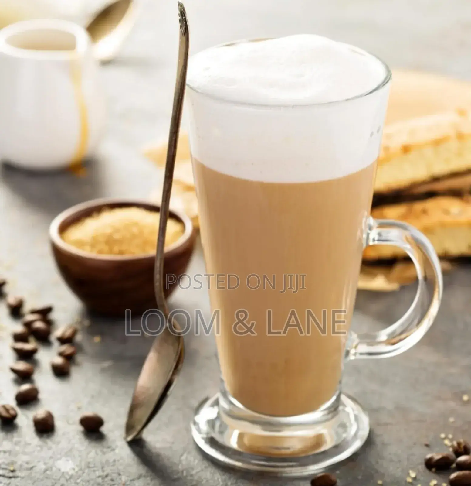 6 Pieces of Irish Coffee Ice Cream Tea Glasses – Colourless