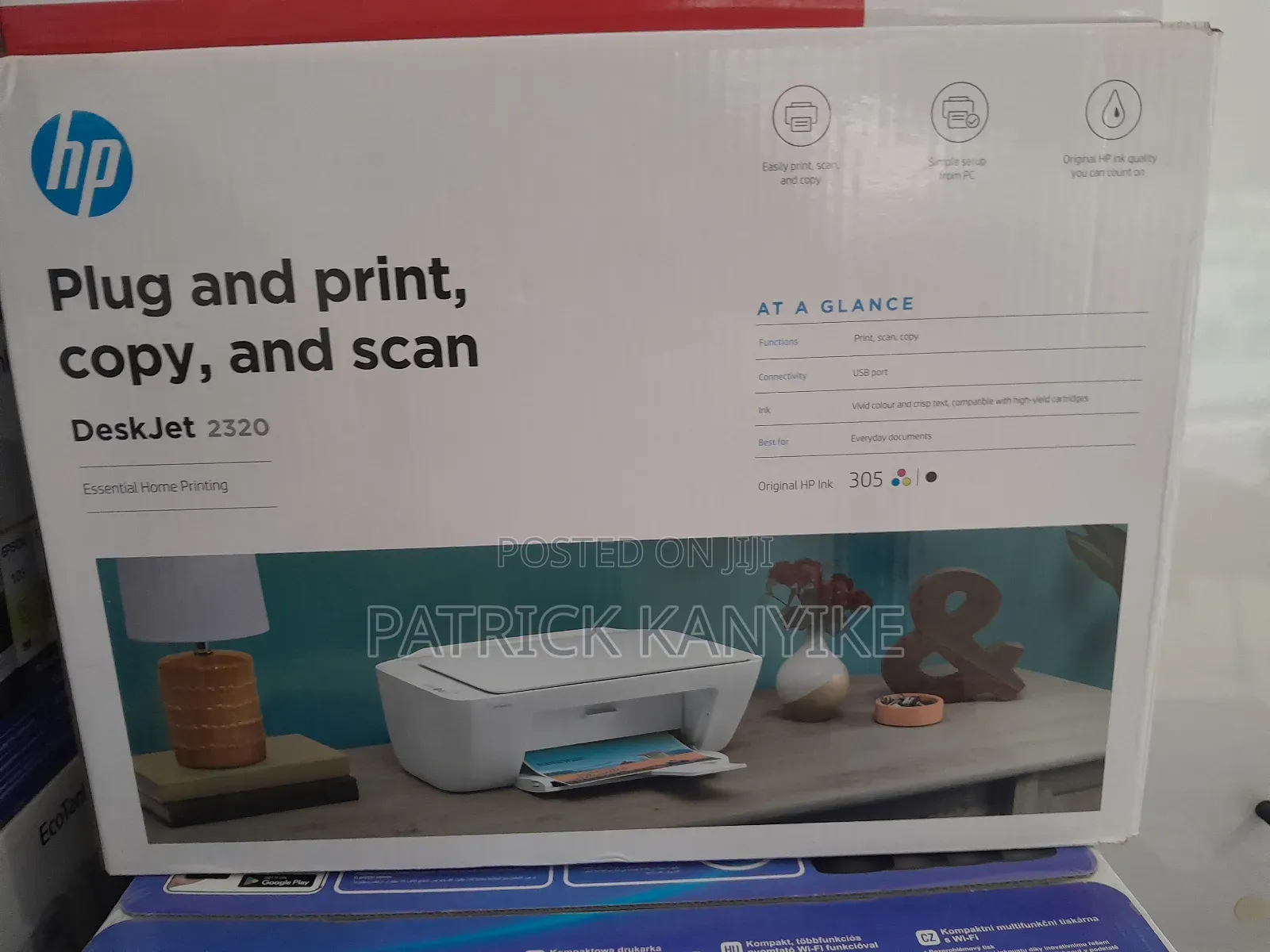 Hp Pluge and Print,Copy and Scan
