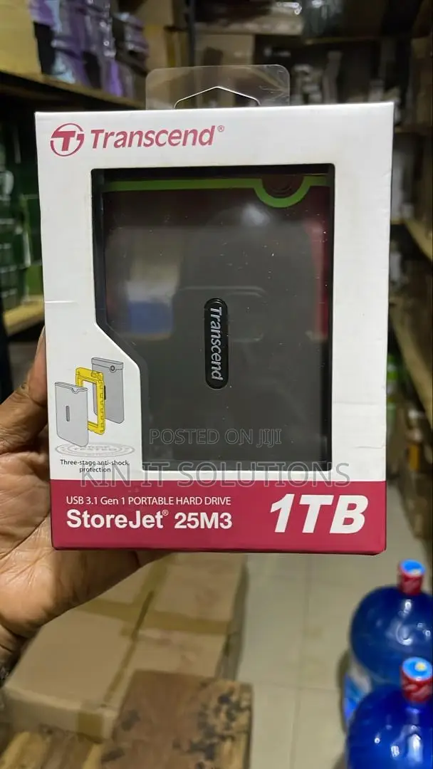 1tb External Harddrive Transcend.