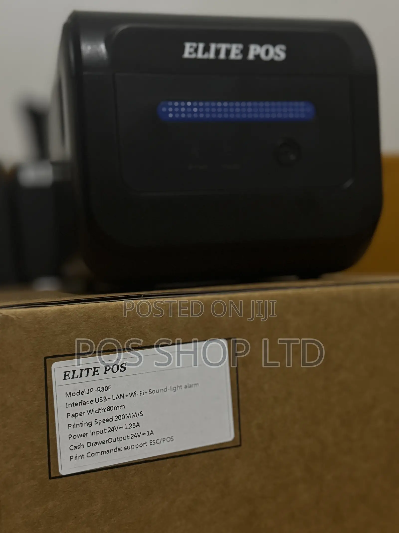 Wifi Thermal Printer: Usb+ Lan+ Wi-Fi+ Sound-Light Alarm